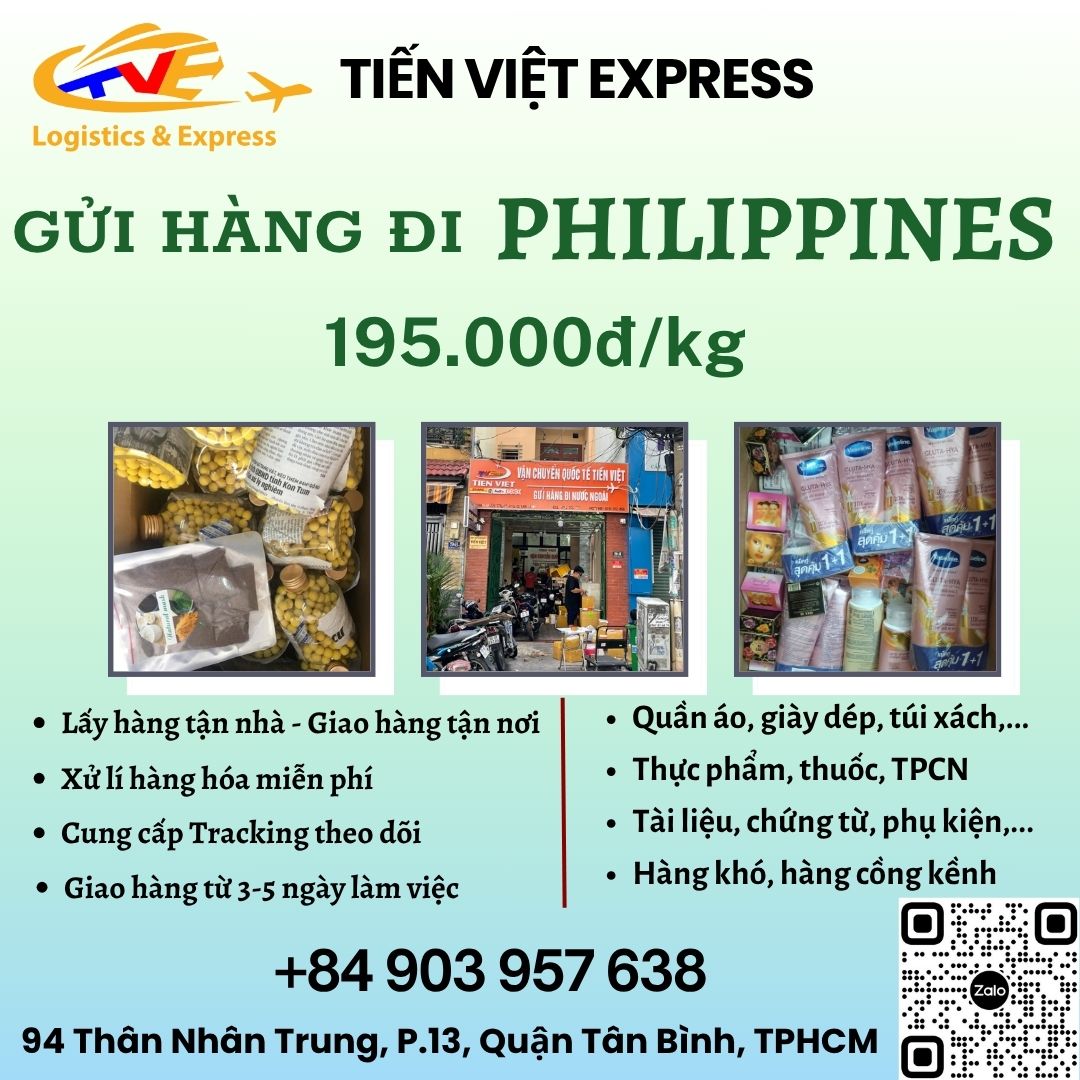 Gửi hàng đi Philippines - Tiến Việt Express